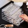 1pc Transparent necklace storage box, jewelry tray, necklace display cabinet, suitable jewelry storage drawer for women