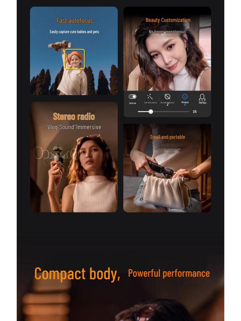 DJI Pocket 3 Handheld HD Gimbal Vlog Camcorder