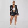 XH903 European & American Women's Fashion Print Suit - 2024 Spring/Summer Collection