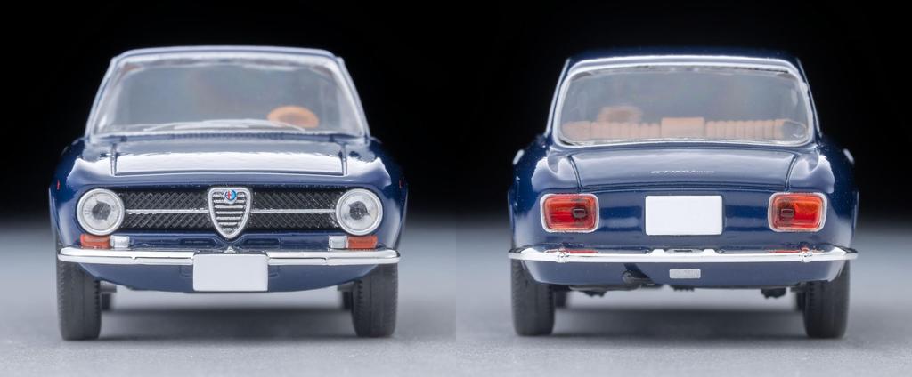 TOMYTEC Tomica Limited Vintage 164 LV-154c Alfa Romeo GT 1300 Junior Navy Blue Finished Model 339403