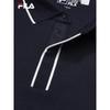 FILA Men's Knitted Long-Sleeve Polo Shirt