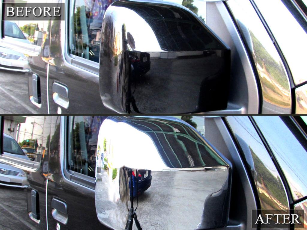 BRIGHTZ Hijet Cargo S320V S330V Chrome Door Mirror Cover F Type Hijet Cargo S320 S330 15564 [MIR-SID-040]