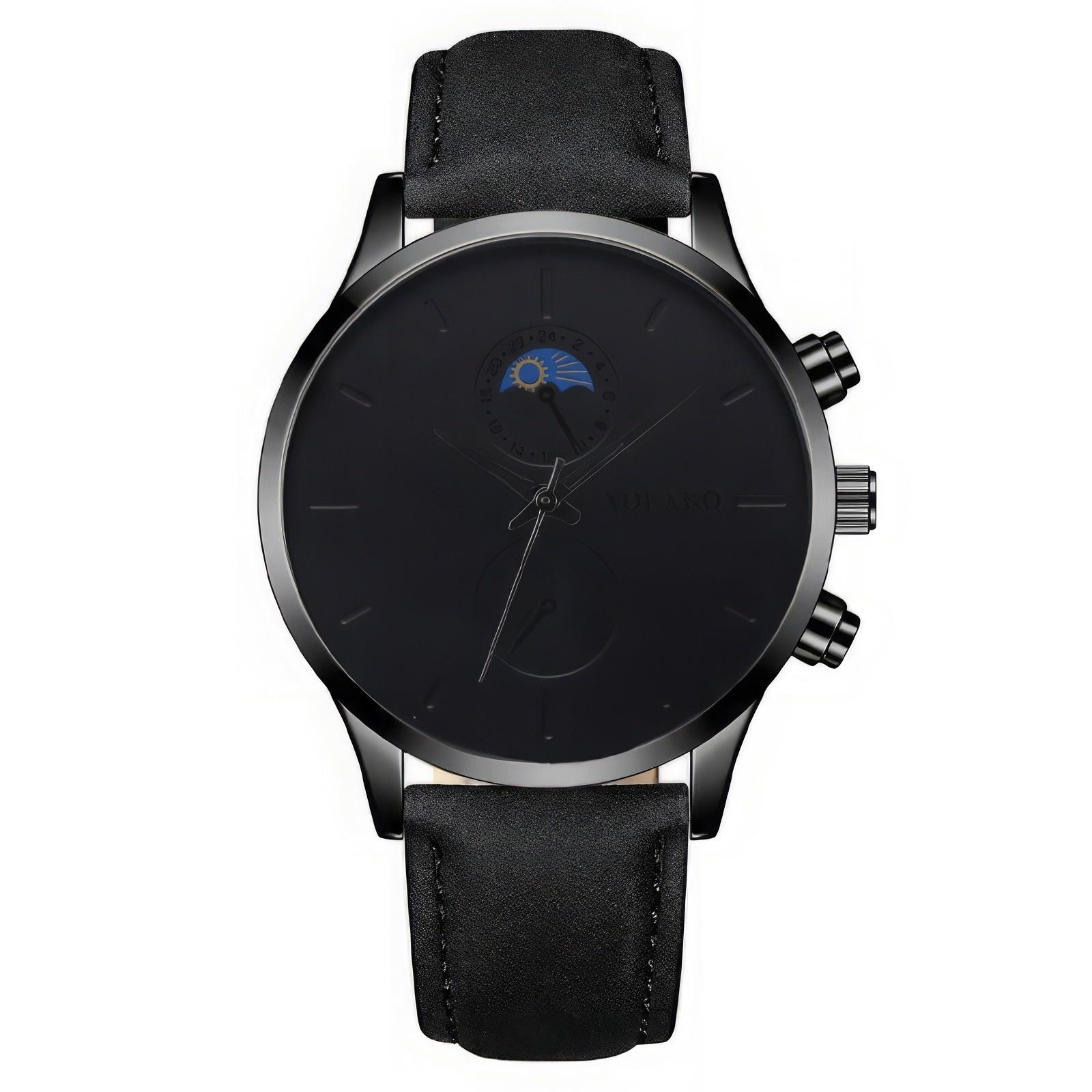 

Мужские водонепроницаемые светящиеся наручные часы-будильник для бега One Size чёрный