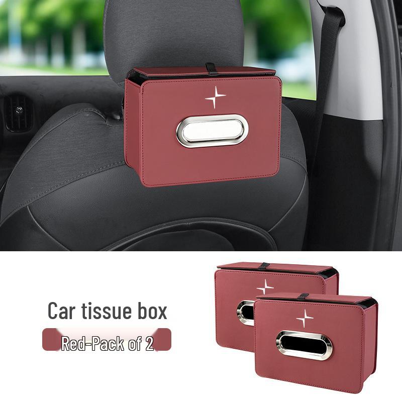 Polestar Car Tissue Box Holder & Organizer
