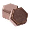 Flannel Hexagonal Jewelry Box for Bracelets and Rings