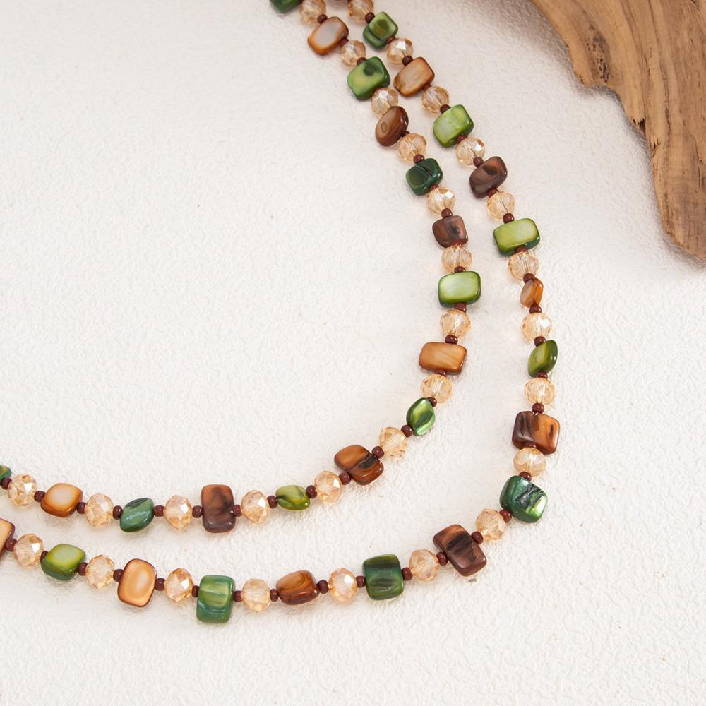 Retro Ethnic Shell Crystal Bead Belt - Multifunctional Design, Women's Sexy, Lightweight and Luxurious, Beach Party Body Jewelry