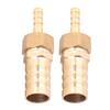 Brass Fitting Hose Barb Tail Reducer Reducing Plug Connector (6mm 16mm 2pcs)