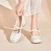 With Medium Heels Block Heel Japanese Style Lolita Gothic Women's Shoes Square Toe Mary Jane Ladies Pumps Chunky Fashion Young