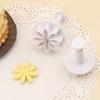 Small Daisy Cookie Mold Plastic Baking Small Cake Mold Fondant Tool Cake Decorating Tools Plum Flower Plunger Fondant Mold