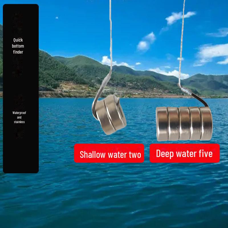 

Магнитные рыболовные принадлежности для быстрого поиска дна: Прочная, удобная и быстрая регулировка дрейфа с помощью вольфрамового грузила. magnetic sinker