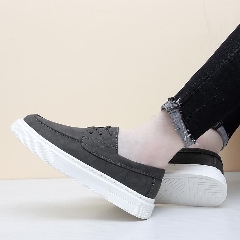 Fashion Leisure Walk Man Casual Shoes British Style Quality Leather Sneakers Classic Men Skateboard Footwear Spring Summer Oxford Shoes