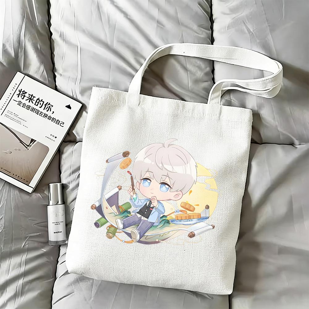 Love and Deepspace Xavier Shen Xinghui Exclusive Event Canvas Bag 35x40CM Anime Cartoon Cute Sports Single-shoulder Storage Bag
