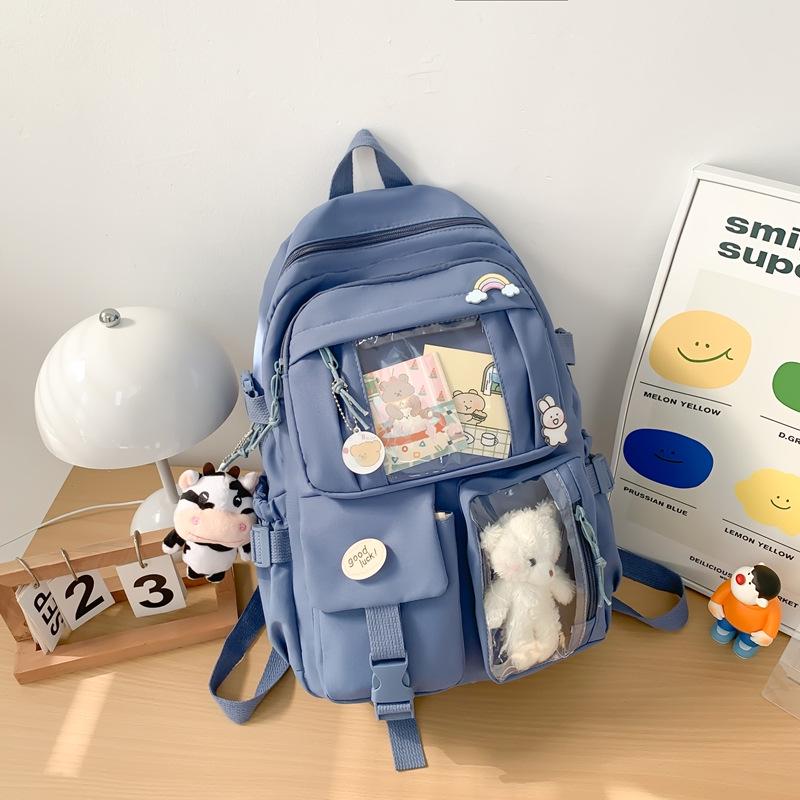 Stylish Large-Capacity Backpack for Junior High & High School Students