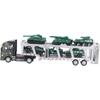 1/48 Carrier Truck with Cars Toys Set Portable Alloy Plastic Transport Vehicle with Car Models for Gifts Ornament