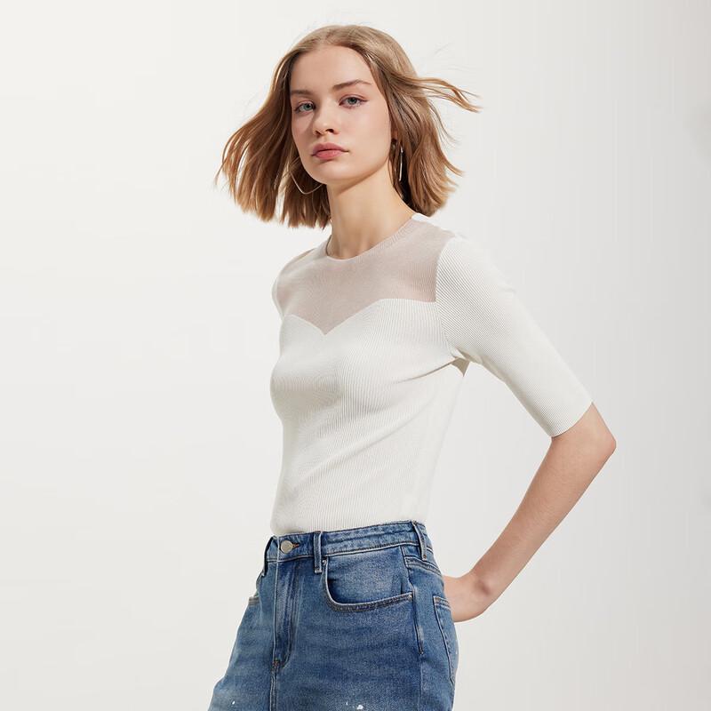 Tatu Women's Short Sleeve Knit Top