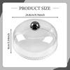 Food Dome Cover Cake Clear Reusable Multipurpose Tent Plate Lid for Home Kitchen