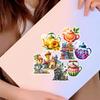 18/36pcs Creative Self-made Colorful Fairy Tale Town Scrapbooking Stickers/decorative /DIY Craft Photo Albums Planner Stickers