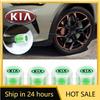2026 Het Bilklistermärke 4 st Lyser i Mörker Ventilkapslar ABS Fluorescerande Hjul Däckventilskydd För Kia Rio Picanto Sportage Niro Morning C