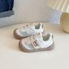 Baby toddler shoes spring 2025 new baby shoes baby shoes autumn classmates children bear embroidery