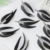Artificial Plants Eucalyptus Leaves Black Willow Leaf For Festival Wedding Home Decoration Diy CraftsWreaths Accessories Bouquet