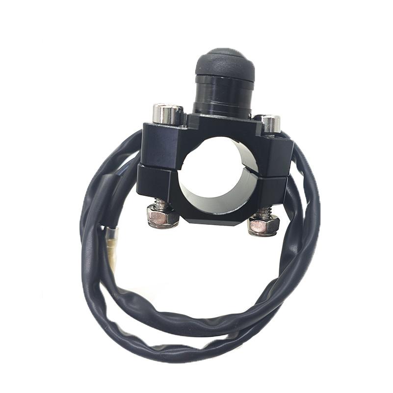 CNC Universal Motorcycle Engine Stop Start Kill Switch Momentary Push Button Switch For CRF250 CRF450 чёрный