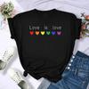 Summer New Fashion Graphic Print Lgbt T Shirts Women Funny Tshirts Casual Short Sleeves Tops Tees Female Unsiex Clothes