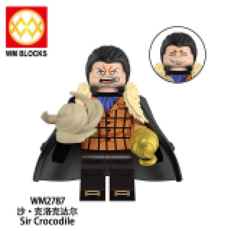 WM6192 Anime Pirates Series Franky & Hawkeye Building Block Figures