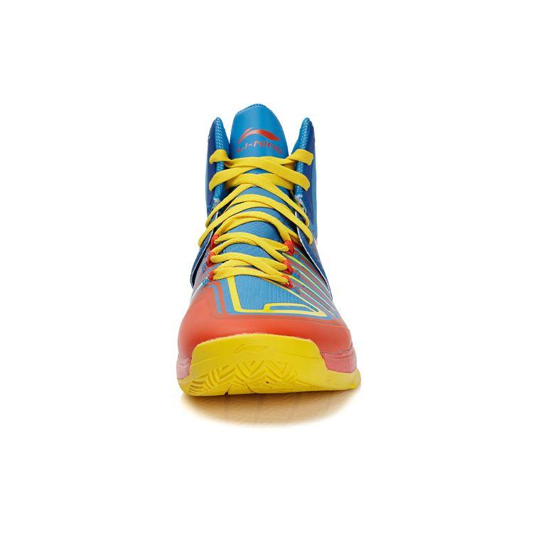 Li Ning Flash 1 Mesh Synthetic Leather Shock Absorption Non-Slip Wear-Resistant Breathable Supportive Mid-Top Basketball Shoes ABAJ011-2