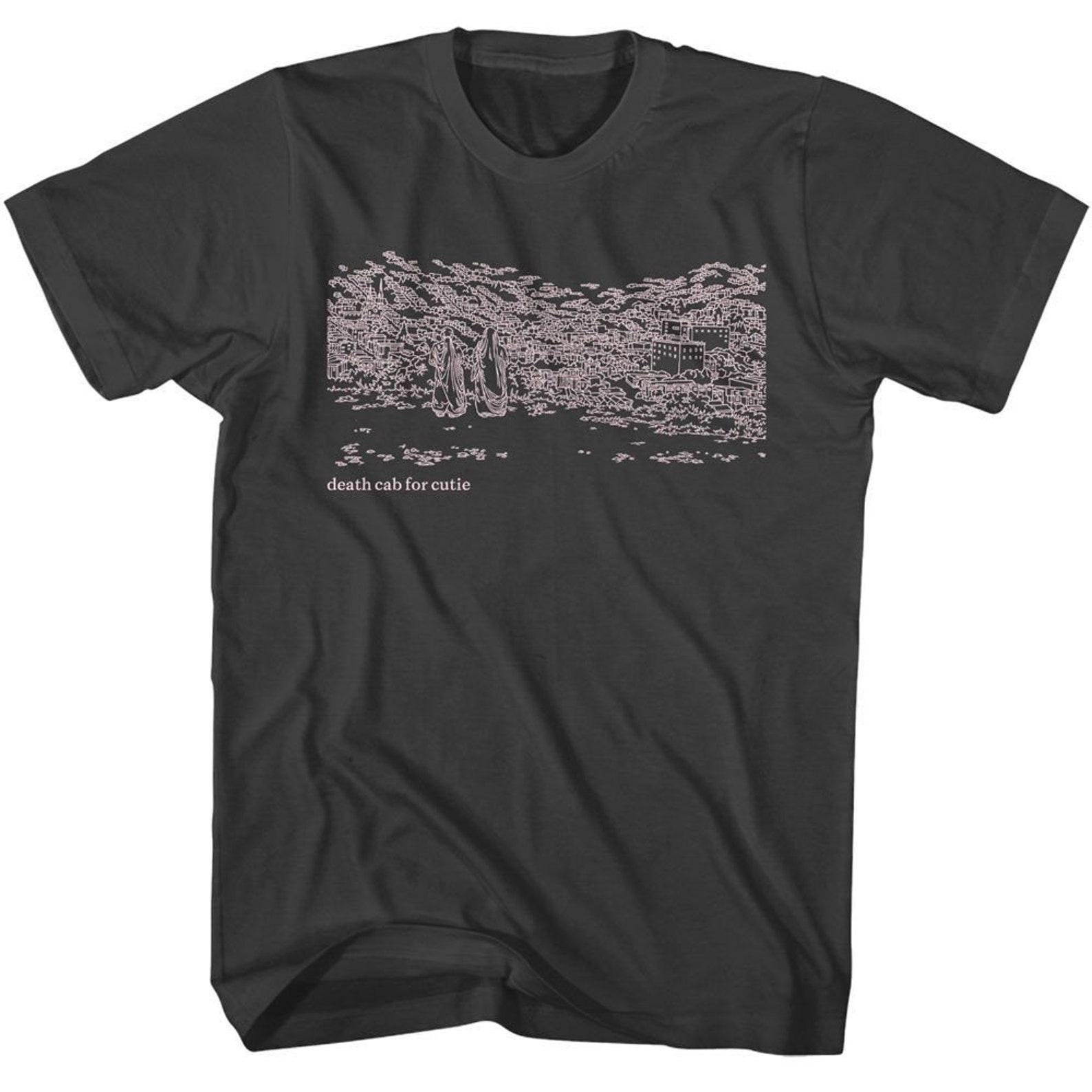 Death Cab For Cutie Album Line Art Smoke T-Shirt 4XL