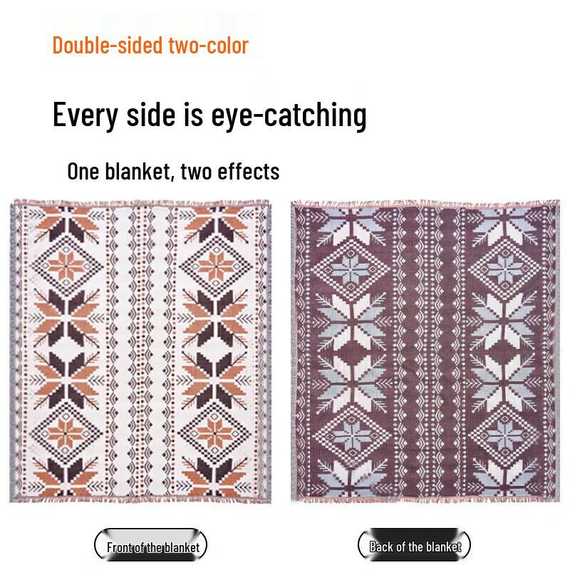 Suncojia Ethnic Style Tassel Picnic & Camping Blanket