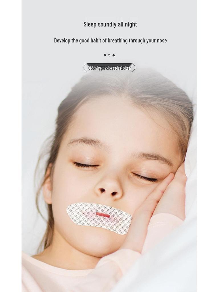 BreathSeal: Soft, Skin-Friendly Anti-Mouth Opening Patch for Adults & Children
