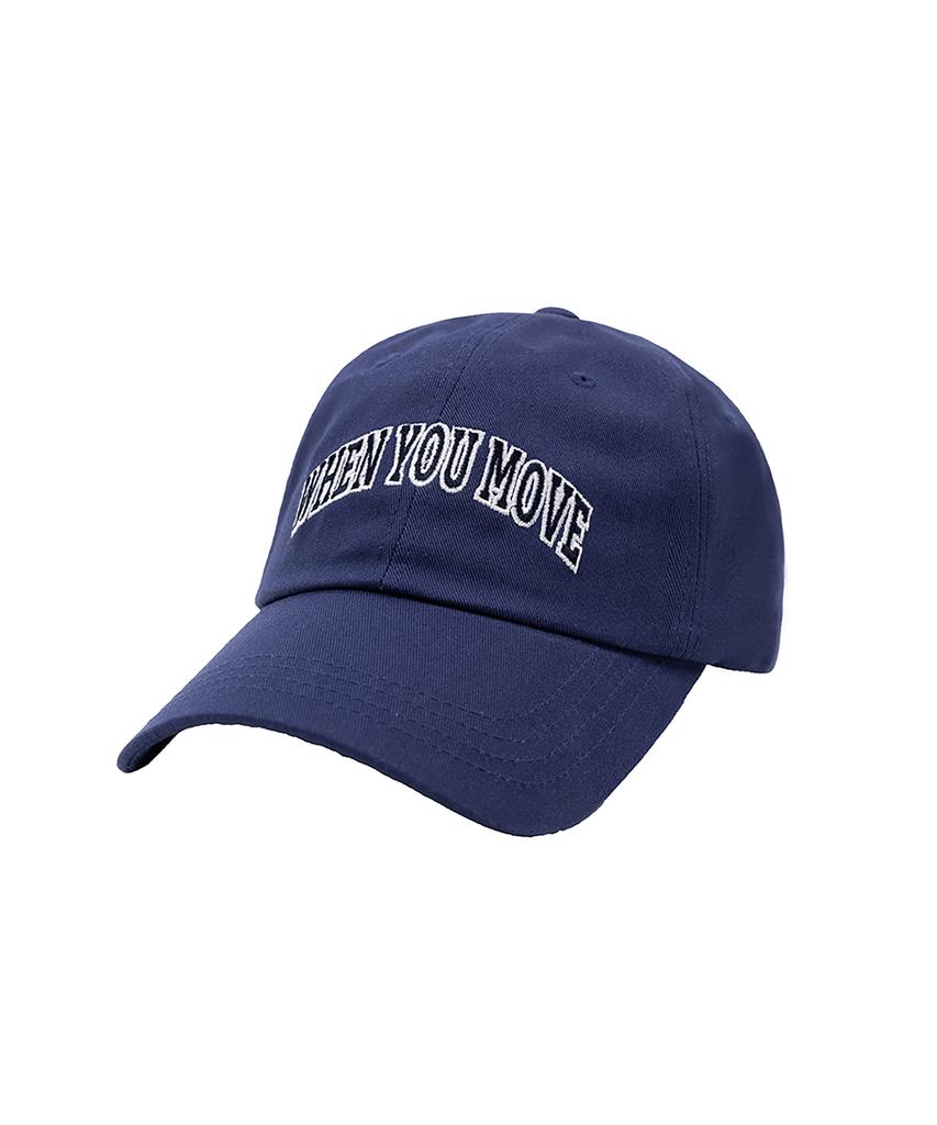 WHEN YOU MOVE Arch Logo Ball Cap Navy