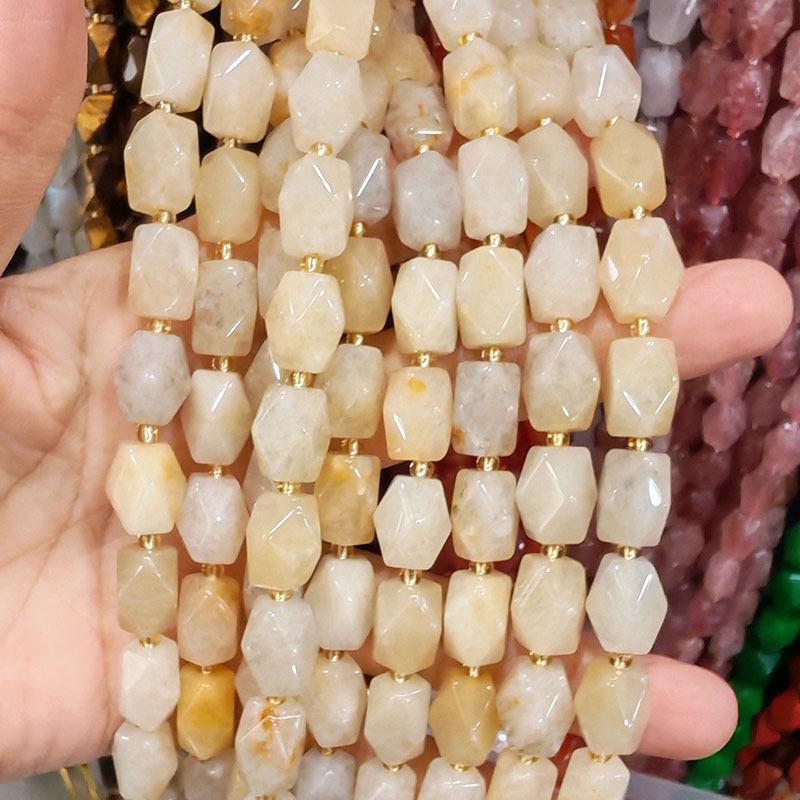10x14mm Crystal Cut Octagonal Rectangular Beads for Bracelets, Necklaces, and Jewelry Accessories