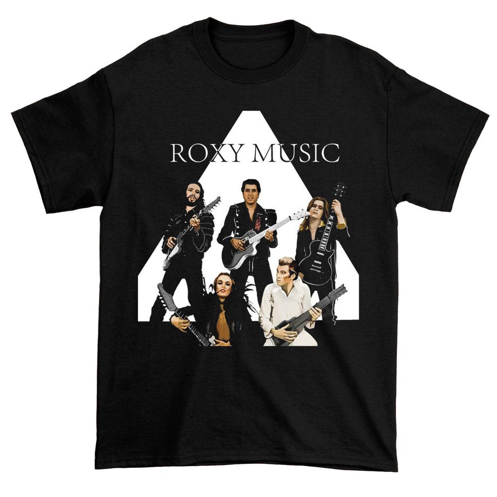 Vintage Roxy Music For Your Pleasure Black Full Size T-Shirt