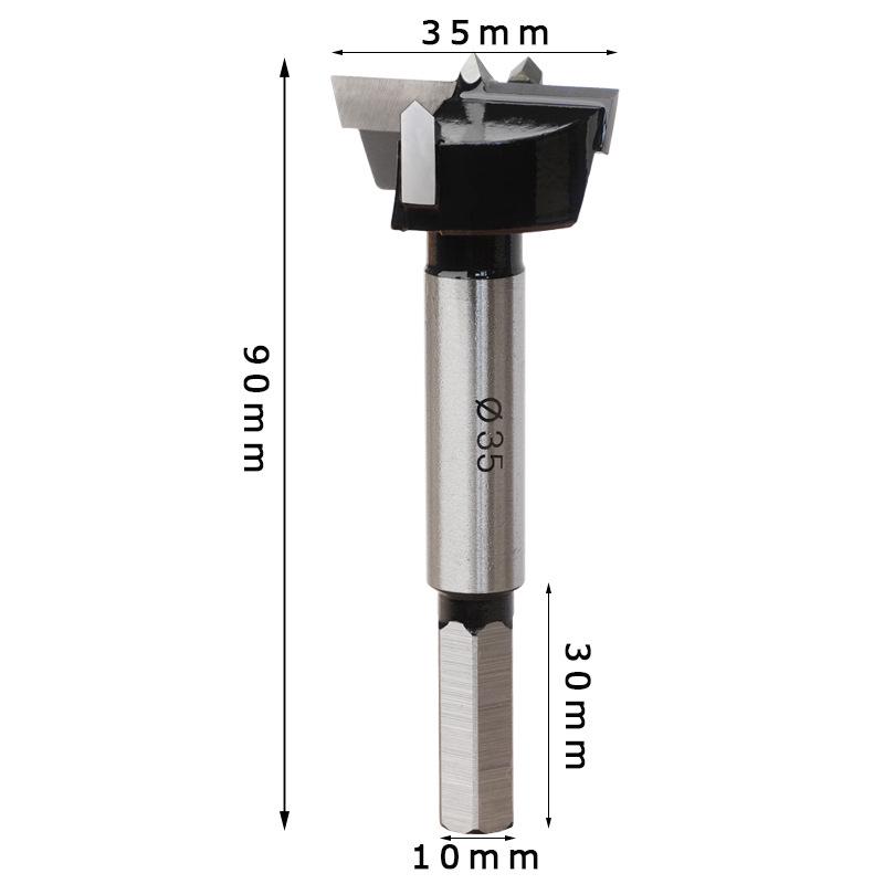 35mm Wood Door Hinge Drill Bit and Positioning Tool