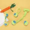 Cotton Rope Dog Toy Rope Knot Ball Dog Chew Toy Interactive Tug-of-War Dog Toy for Small And Medium Dogs Teeth Cleaning