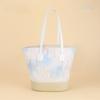 Casual Woven Straw Bucket Bag With Large Capacity For Daily Use