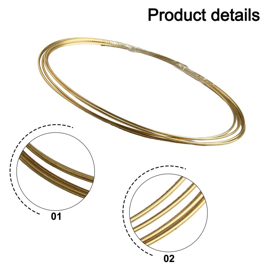 1,6 mm Gitarrenbunddraht 1,8 mm 2,0 mm 2,2 mm 2,4 mm Messing