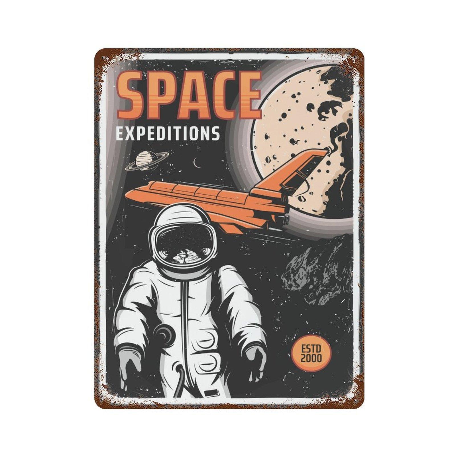 

1PC Vertical Retro Tin Wall Poster with Aged Rust Texture, 20x30cm or 30x40cm, Vintage Decorative Metal Plate for Home Cafe Bar Garage Display 30*40CM