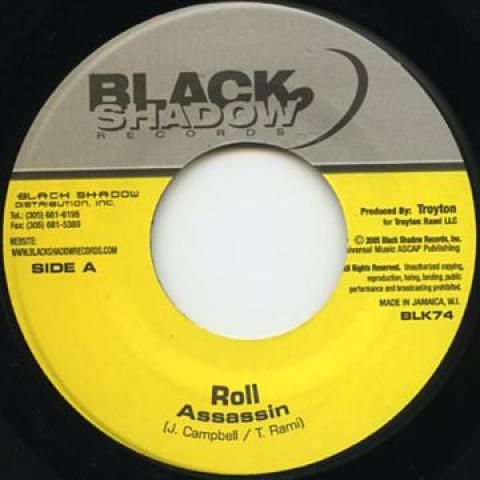 

7-дюймовая пластинка AGENT SASCO (УБИЙЦА) - Ролл BLK74 Black Shadow 2006 США Регги, Ска и Даб