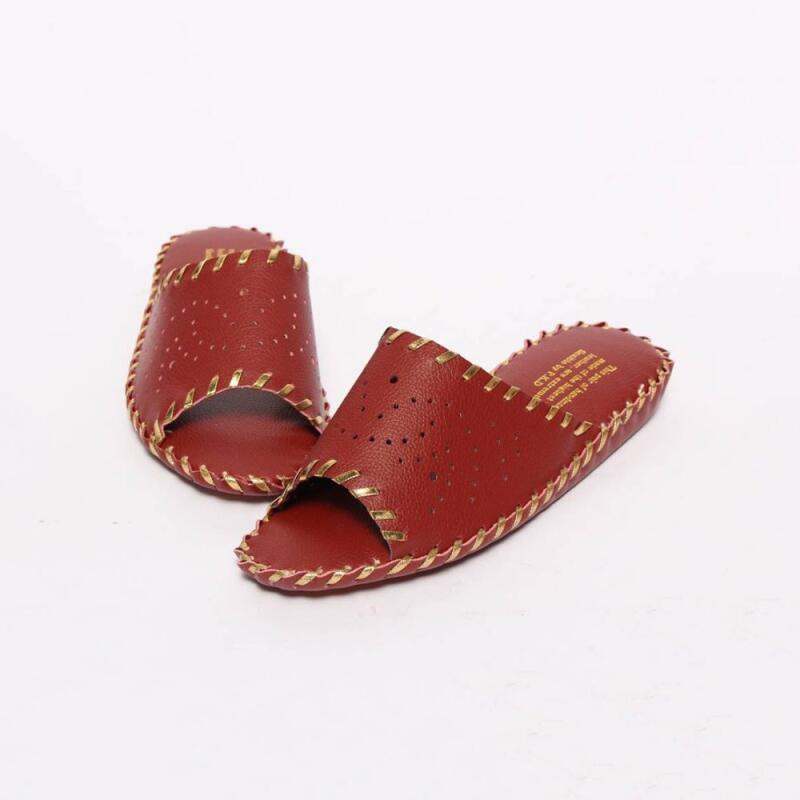 Vivid Stitch Cushion Slippers Living Room Slippers purple