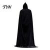 Maskerade Feest Outfit Accessoire Unisex Volwassenen Met Capuchon Mantel, Fluweel Vampier Tovenaar Cape, Renaissance Halloween Mantel met Capuchon Middeleeuws Kostuum voor Heks