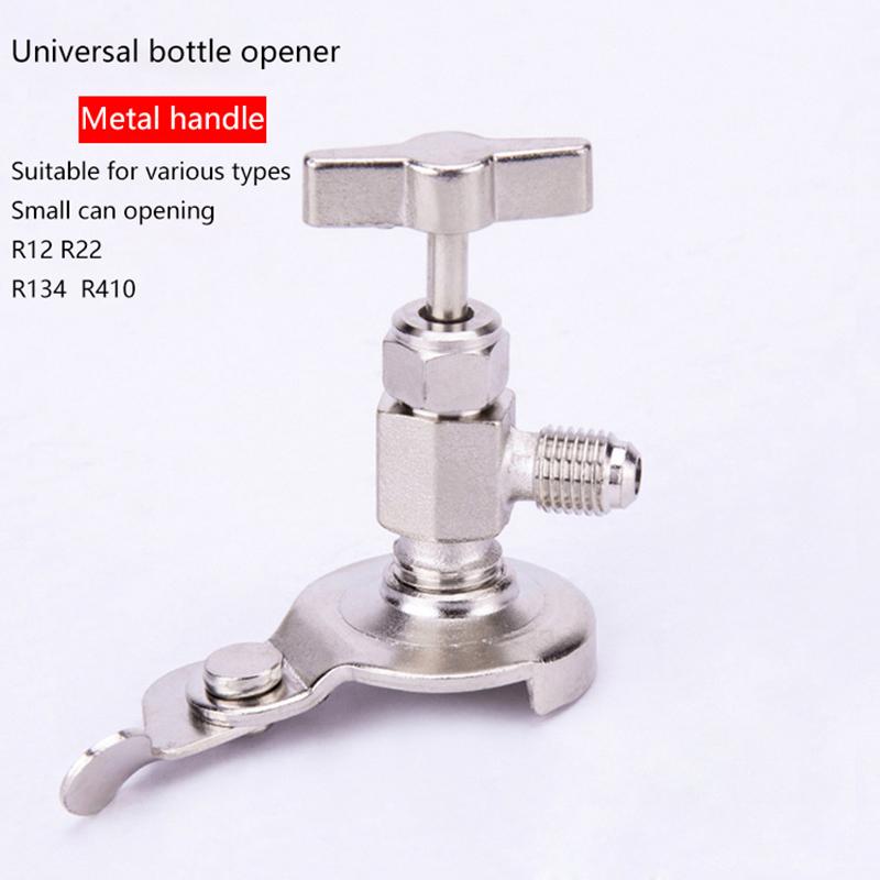 Refrigerant Recharge Hose Air Ac Conditioner Con Conditioner Gauge Charge Recharge Measuring Hose Dispensing Valve Bottle Opener