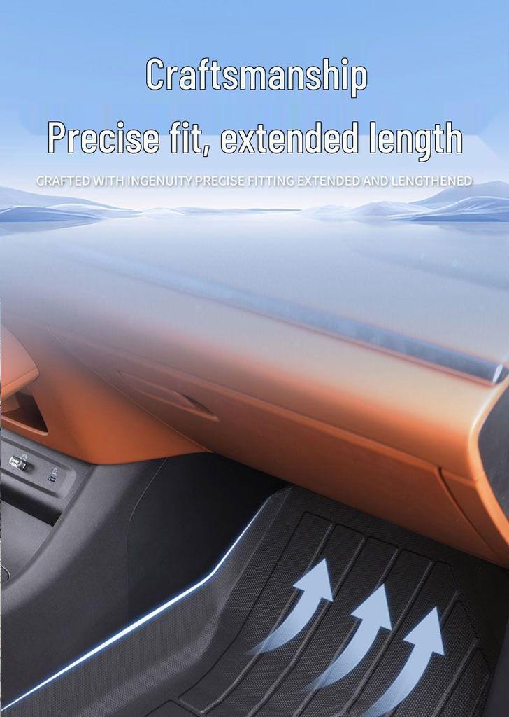 25 TPE Full Coverage Floor & Trunk Mats for Changan Qiyuan Q07