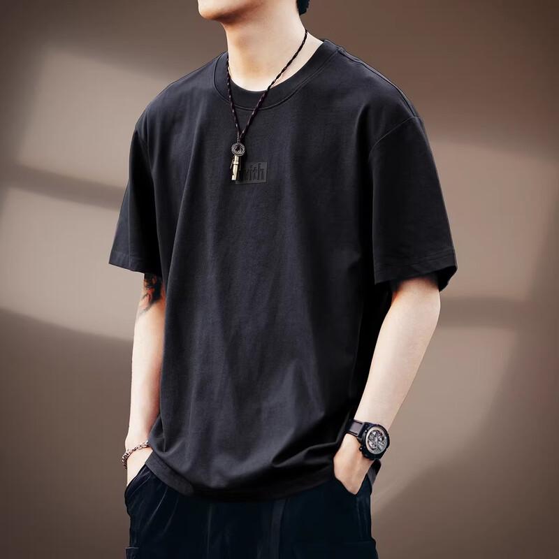 Men s Guise Premium Loose Fit Printed Short Sleeve T-Shirt L