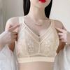 Anti-sagging Secondary Lactation Bra Women's Gathering Bra Beautiful Back Traceless Bra Large-sized Underwear for Ladies Push Up Bra