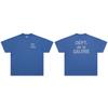 T-shirt casual a maniche corte con stampa semplice, versatile, per uomo e donna, in cotone, abbigliamento per coppie