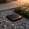 Square Floor Drain Cover Stainless Steels Anti-Blocking Easy Cleaning Drain Filter Cover For Hair Trap Easy To Install