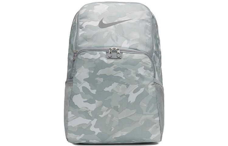 Nike Polyester Backpack Unisex Gray Camouflage BA6216-079