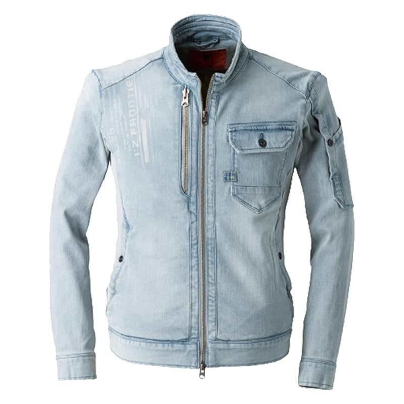 

[Eyes Frontier] DOUBLE FUNCTION STRETCH WORK JACKET 5280 denim All year round M 44 smoke blue
